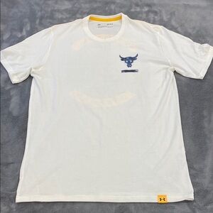 Under Armour Blue and White Short Sleeve Tees